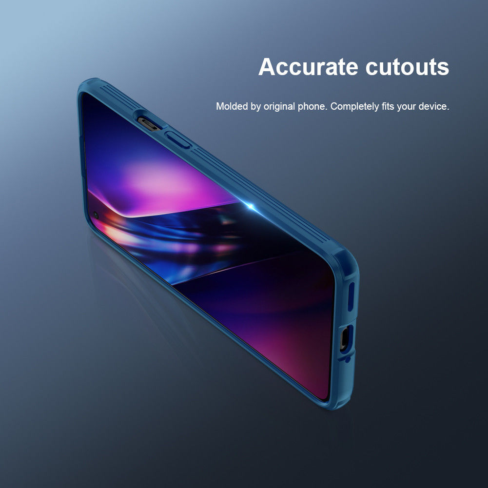 Nillkin CamShield OnePlus 9 Pro Hoesje met Camera Slider Blauw afbeelding 7