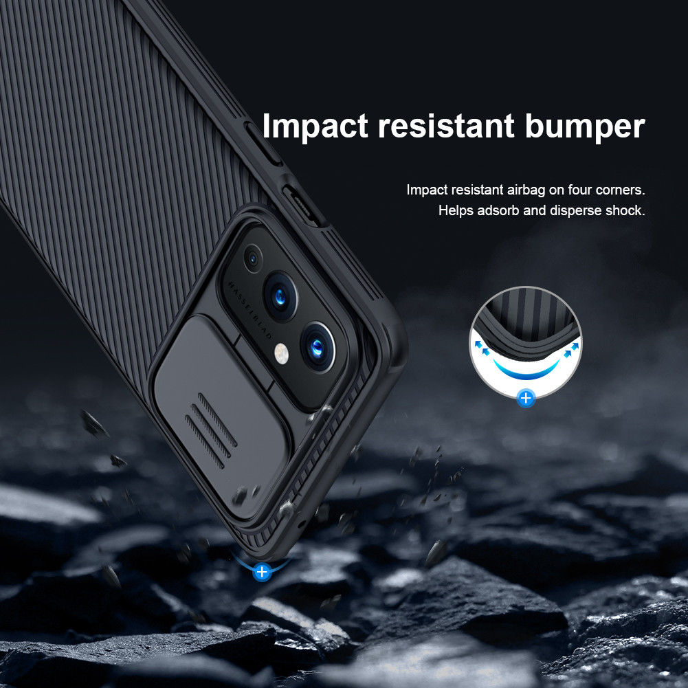 Nillkin CamShield OnePlus 9 Pro Hoesje met Camera Slider Blauw afbeelding 9