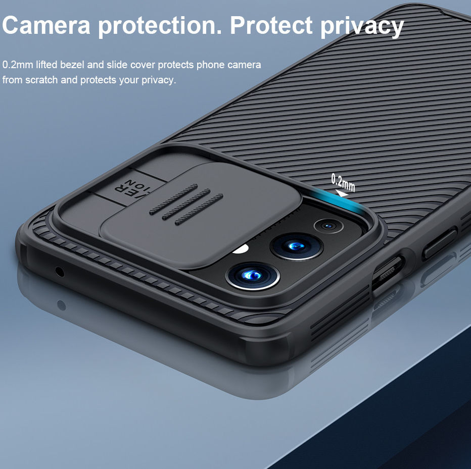 Nillkin CamShield OnePlus 9 Pro Hoesje met Camera Slider Blauw afbeelding 12