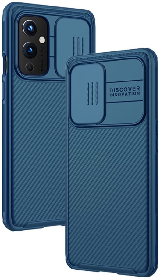 Nillkin CamShield OnePlus 9 Pro Hoesje met Camera Slider Blauw afbeelding 4