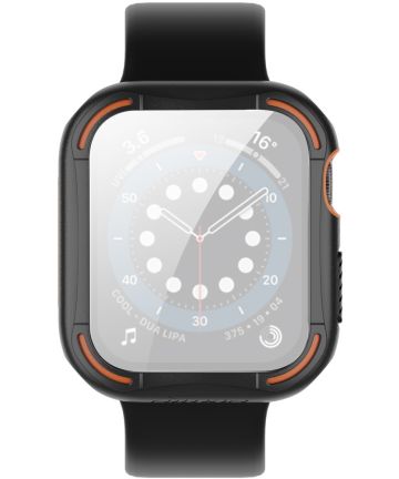 Nillkin Apple Watch 44MM Hoesje Bumper met Tempered Glass Zwart Cases