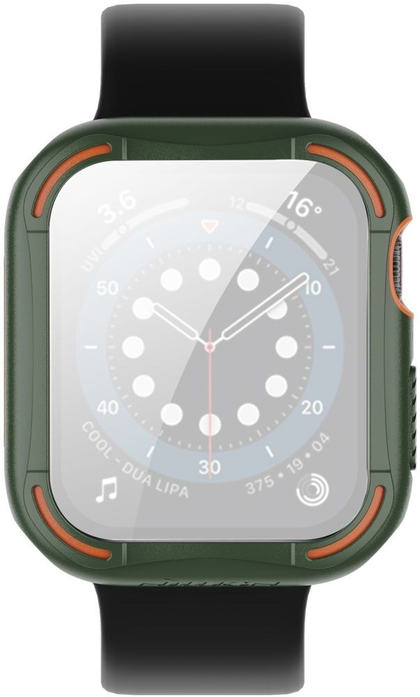 Nillkin Apple Watch 44MM Hoesje Bumper met Tempered Glass Groen afbeelding 1