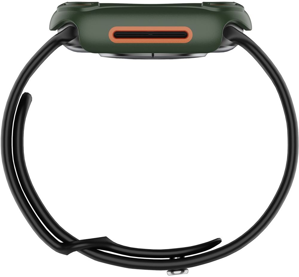 Nillkin Apple Watch 44MM Hoesje Bumper met Tempered Glass Groen afbeelding 3