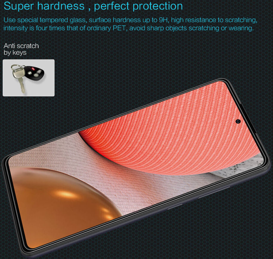 Nillkin Samsung Galaxy A72 Screen Protector Anti-Explosion Glass 0.3mm afbeelding 5