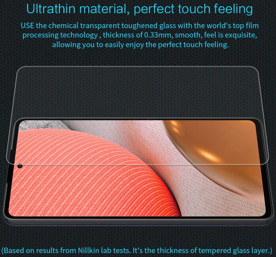 Nillkin Samsung Galaxy A72 Screen Protector Anti-Explosion Glass 0.3mm afbeelding 7