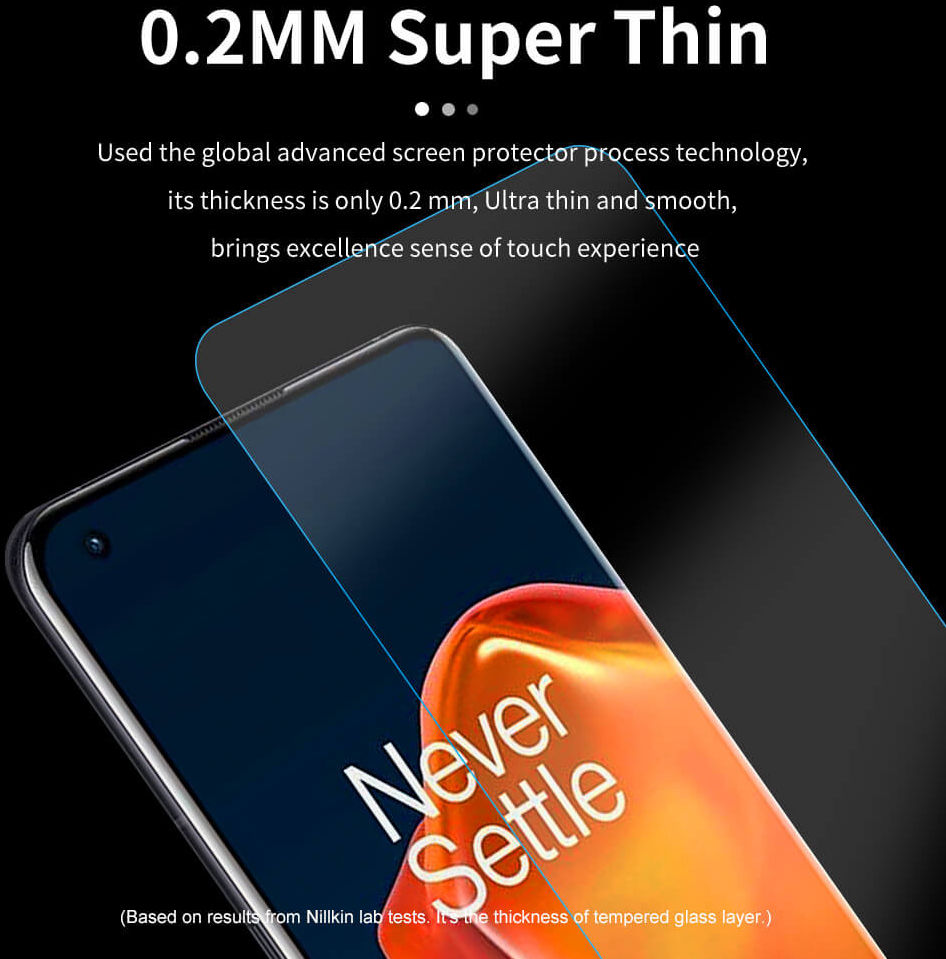 Nillkin OnePlus 9 Screen Protector Anti-Explosion Tempered Glass 0.2mm afbeelding 4