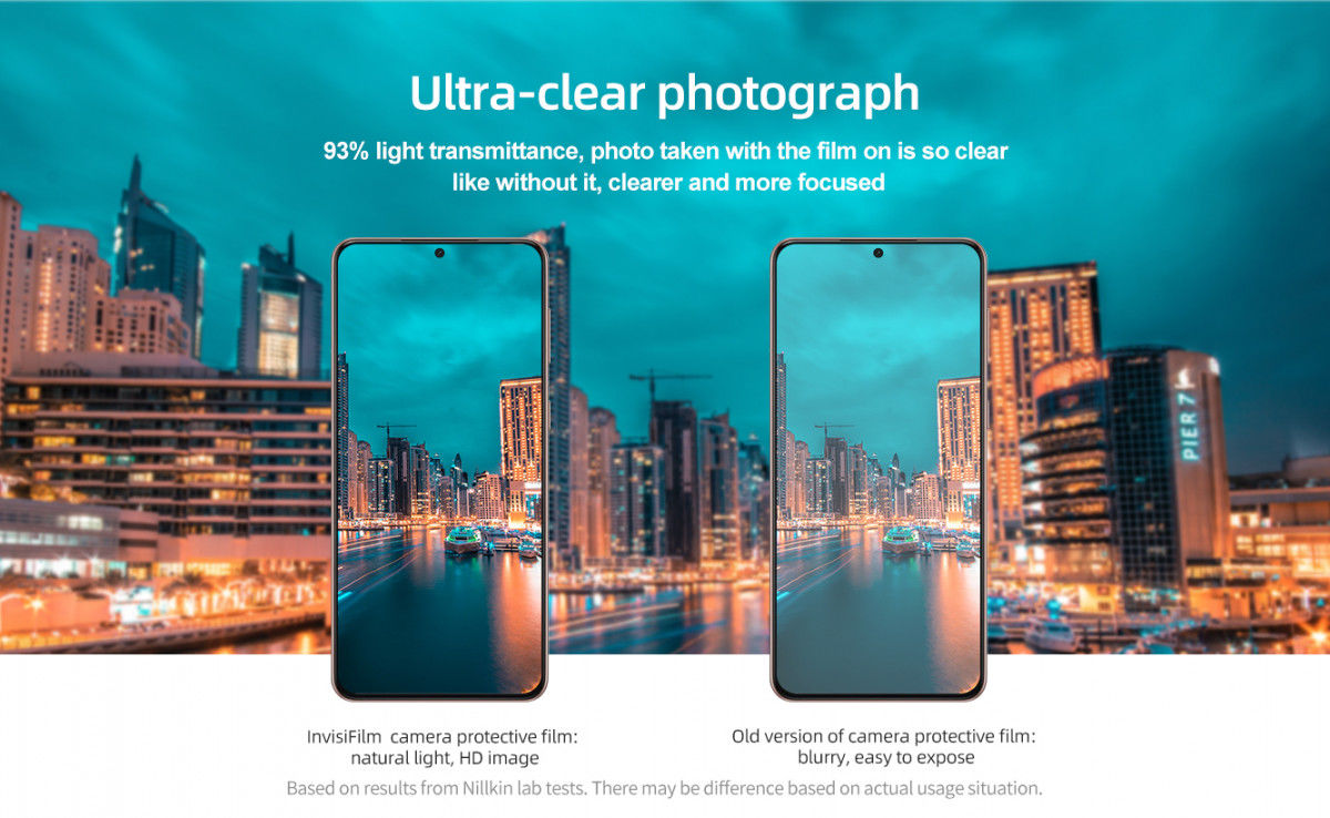 Nillkin Samsung Galaxy S21 Plus Camera Lens Protector 0.22mm (2-Pack) afbeelding 9