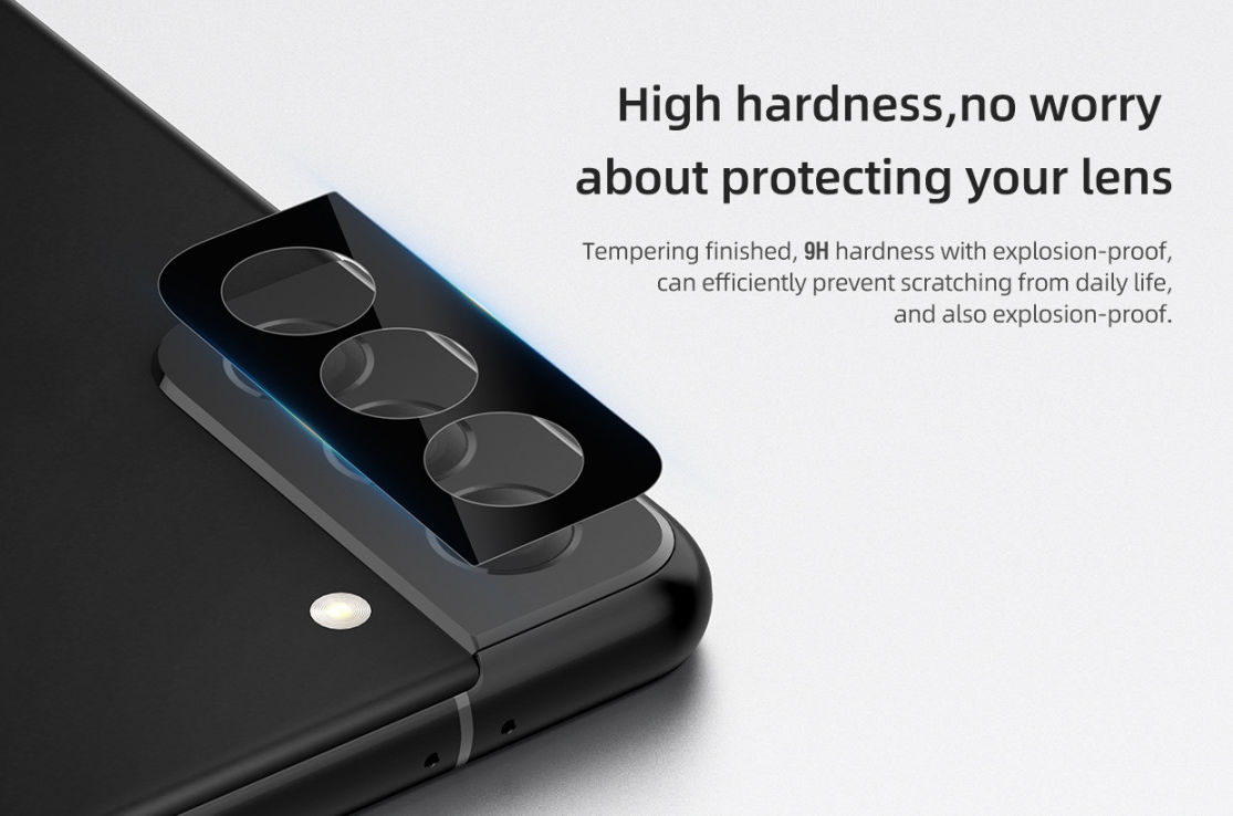 Nillkin Samsung Galaxy S21 Plus Camera Lens Protector 0.22mm (2-Pack) afbeelding 6
