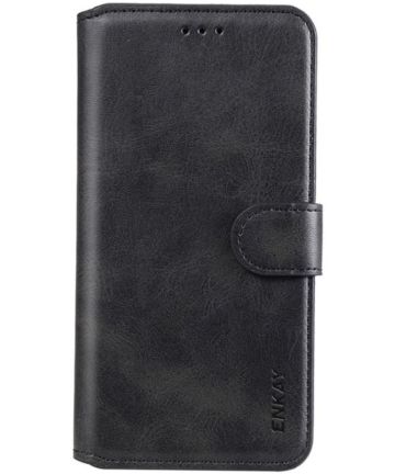 Nokia 3.4 Hoesje Portemonnee Book Case Zwart Hoesjes