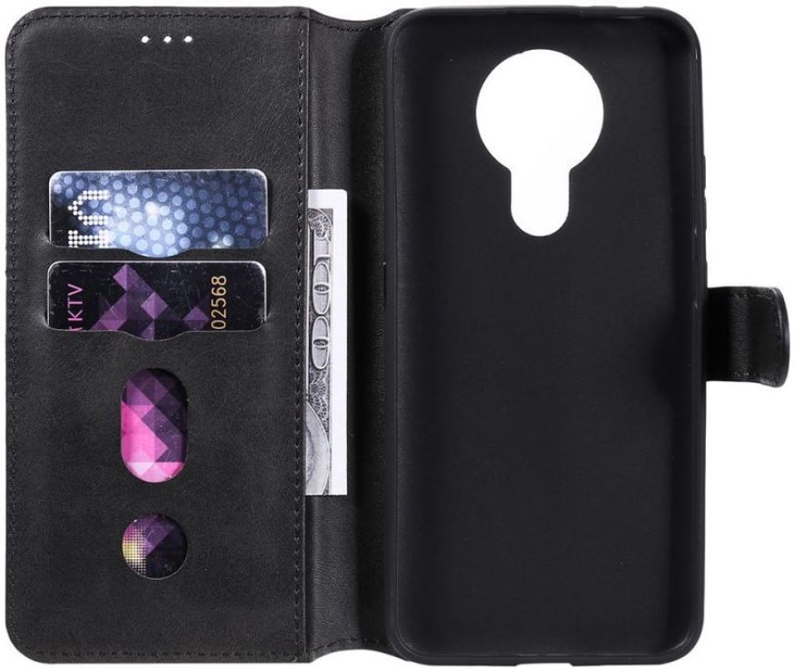 Nokia 3.4 Hoesje Portemonnee Book Case Zwart afbeelding 2