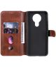 Nokia 3.4 / 7.3 Hoesje Portemonnee Book Case Bruin