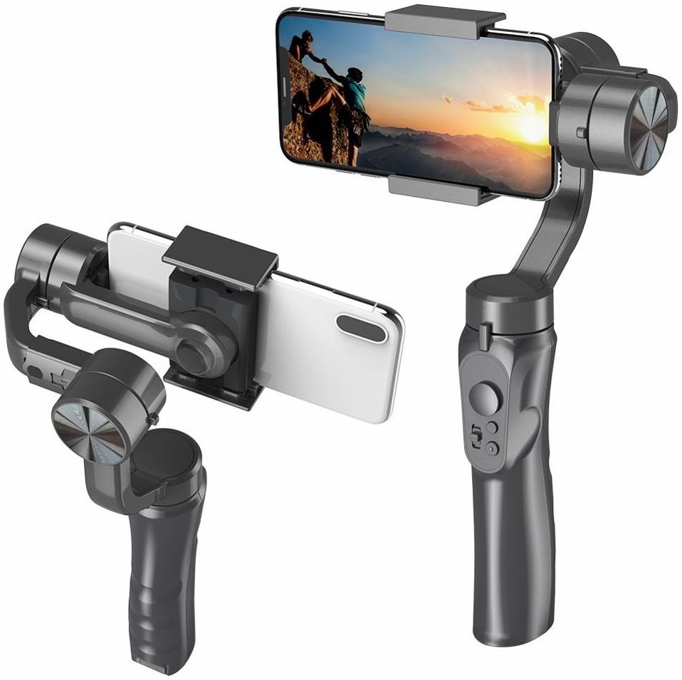 3-Axis Gimbal voor Smartphones met Stabilisatie Zwart afbeelding 4