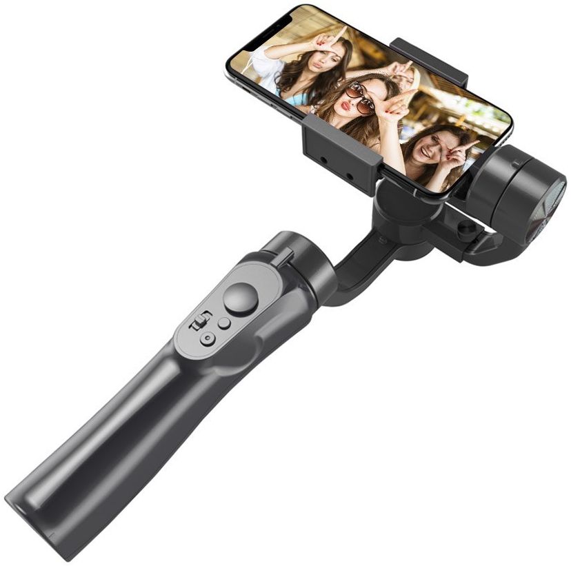 3-Axis Gimbal voor Smartphones met Stabilisatie Zwart afbeelding 2