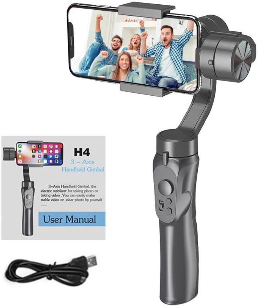 3-Axis Gimbal voor Smartphones met Stabilisatie Zwart afbeelding 15
