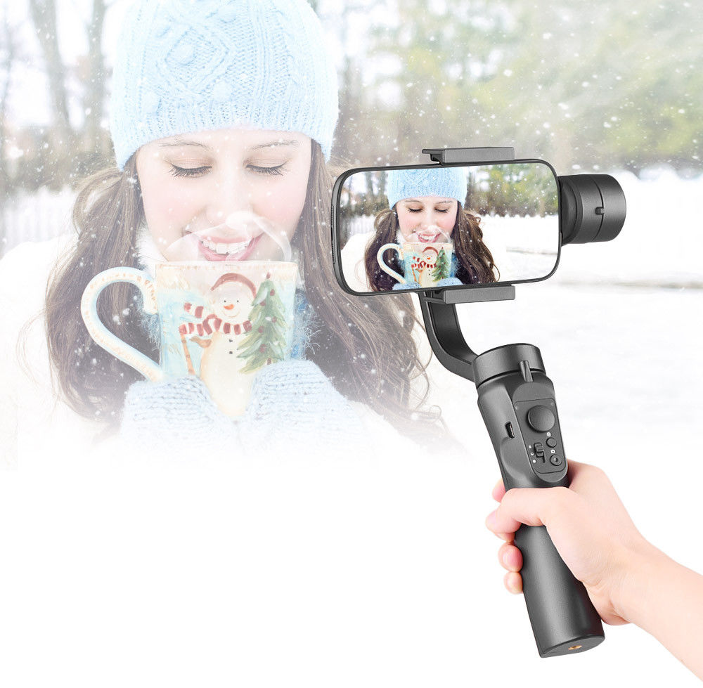 3-Axis Gimbal voor Smartphones met Stabilisatie Zwart afbeelding 14