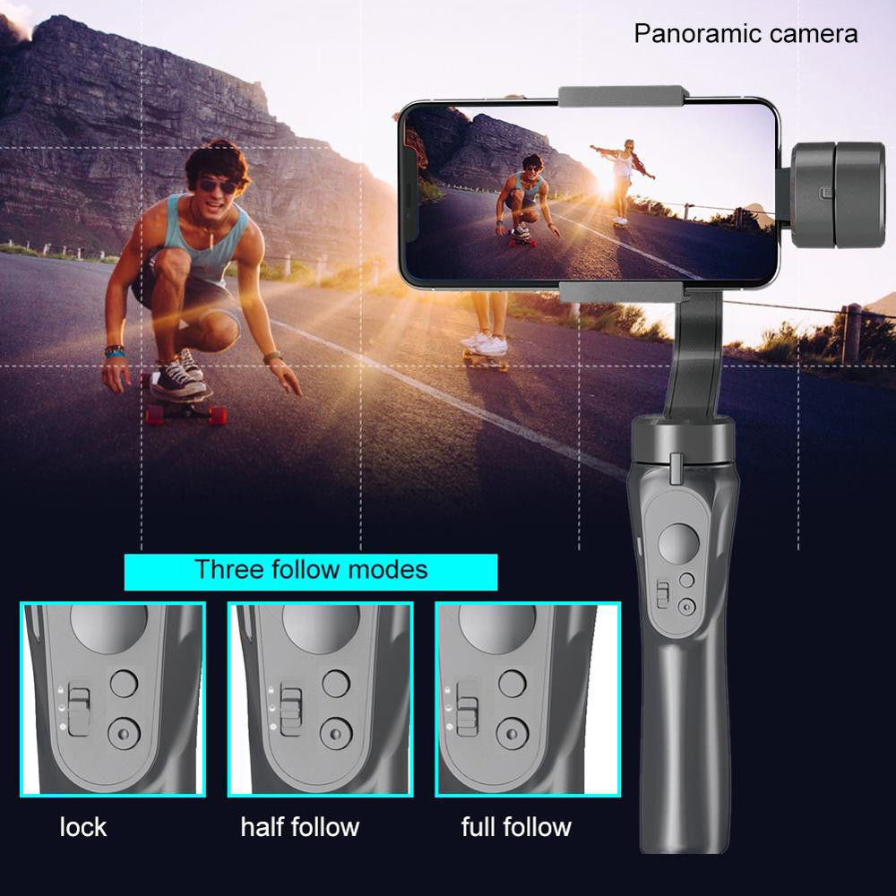 3-Axis Gimbal voor Smartphones met Stabilisatie Zwart afbeelding 10