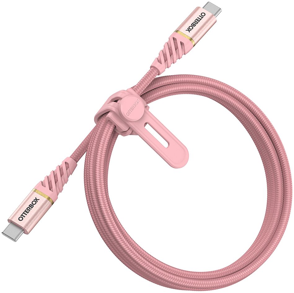 OtterBox Premium Power Delivery USB-C naar USB-C Kabel 1 Meter Roze afbeelding 2