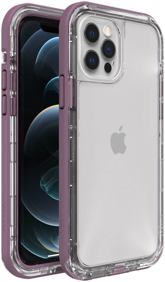 LifeProof Next Apple iPhone 12 / 12 Pro Hoesje Transparant/Paars afbeelding 1