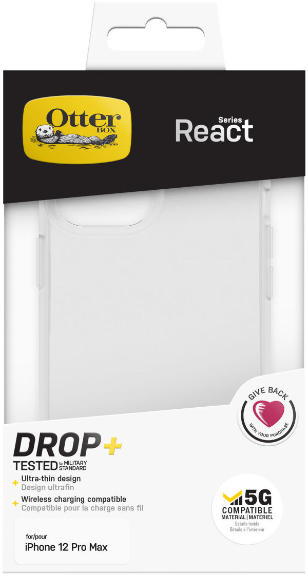 OtterBox React Apple iPhone 12 Pro Max Hoesje Transparant afbeelding 8