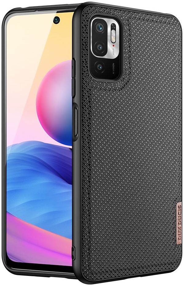 Dux Ducis Fino Series Xiaomi Redmi Note 10 5G/Poco M3 Pro Hoesje Zwart afbeelding 1