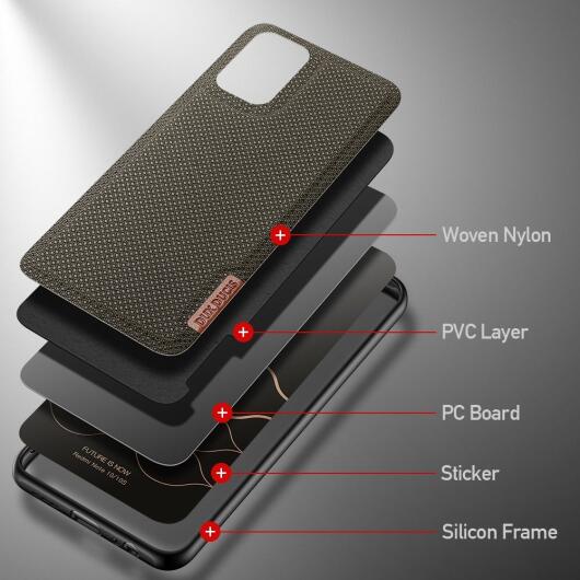 Dux Ducis Fino Series Xiaomi Redmi Poco M5s / Note 10(S) Hoesje Blauw afbeelding 7