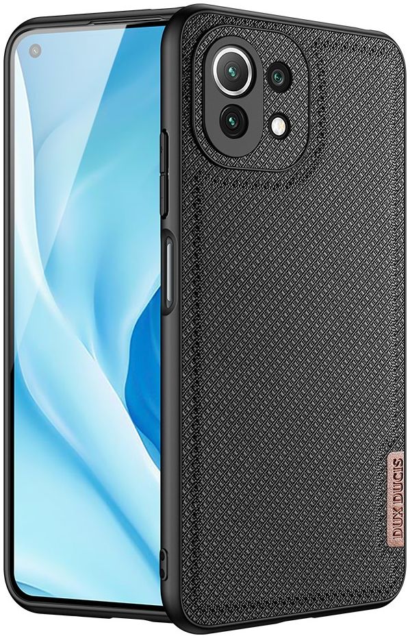 Dux Ducis Fino Xiaomi Mi 11 Lite 4G/5G (NE) Hoesje Back Cover Zwart afbeelding 1
