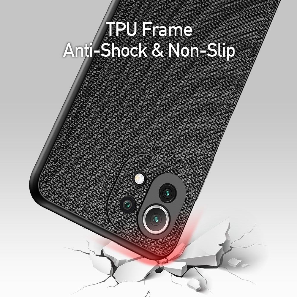 Dux Ducis Fino Xiaomi Mi 11 Lite 4G/5G (NE) Hoesje Back Cover Zwart afbeelding 5