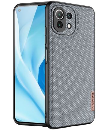 Dux Ducis Fino Xiaomi Mi 11 Lite 4G/5G (NE) Hoesje Back Cover Blauw Hoesjes