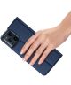 Dux Ducis Skin Pro Series Oppo Find X3 Pro Hoesje Wallet Case Blauw