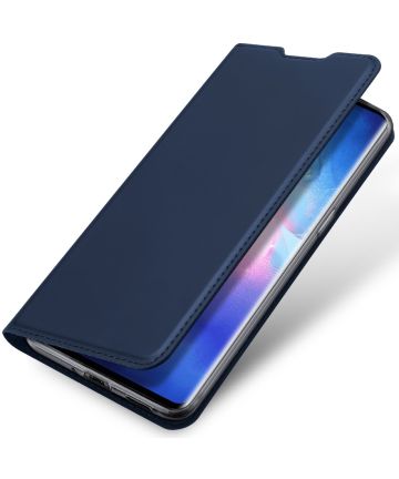 Dux Ducis Skin Pro Series Oppo Find X3 Neo Hoesje Wallet Case Blauw Hoesjes