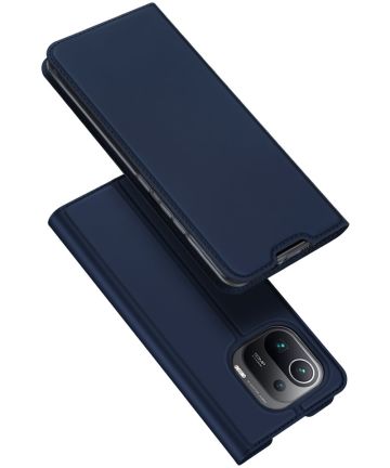 Dux Ducis Skin Pro Series Xiaomi Mi 11 Pro Hoesje Wallet Case Blauw Hoesjes