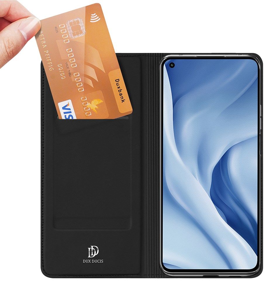 Dux Ducis Skin Pro Xiaomi Mi 11 Lite 4G/5G (NE) Hoesje Zwart afbeelding 2
