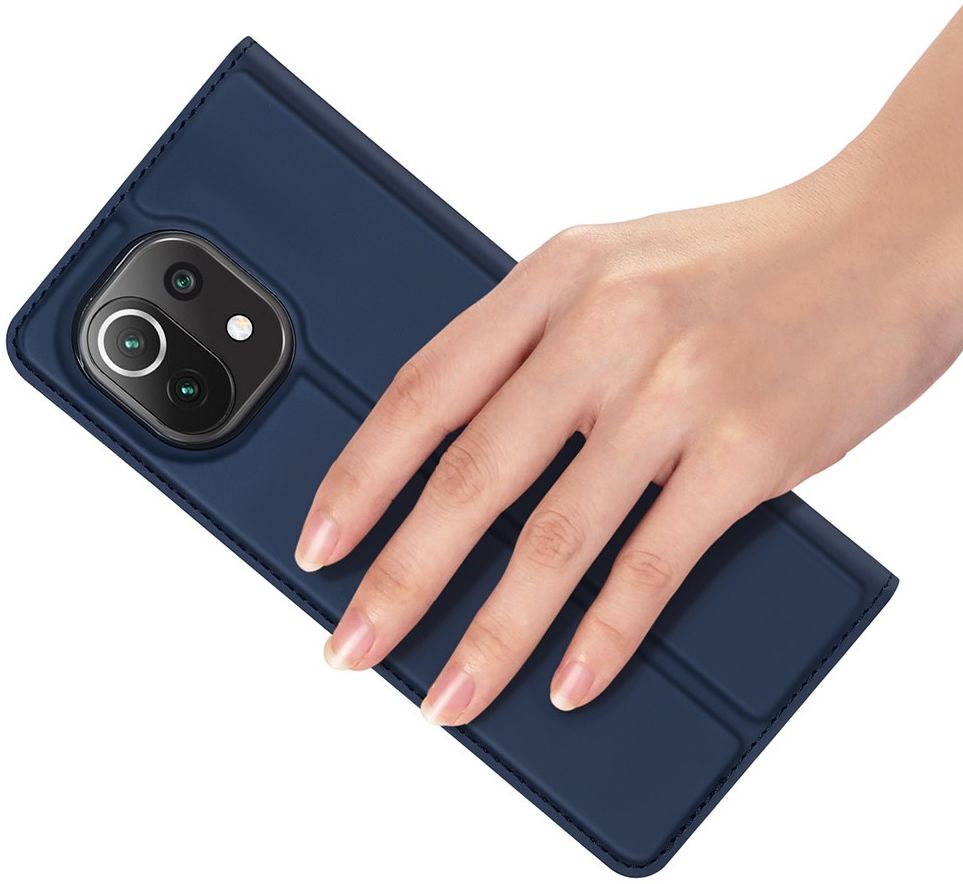 Dux Ducis Skin Pro Xiaomi Mi 11 Lite 4G/5G (NE) Hoesje Blauw afbeelding 4