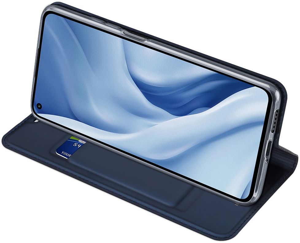 Dux Ducis Skin Pro Xiaomi Mi 11 Lite 4G/5G (NE) Hoesje Blauw afbeelding 8