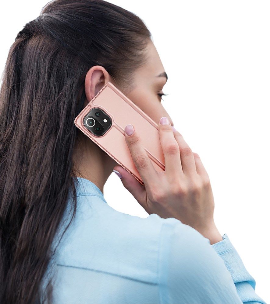 Dux Ducis Skin Pro Xiaomi Mi 11 Lite 4G/5G (NE) Hoesje Roze afbeelding 6