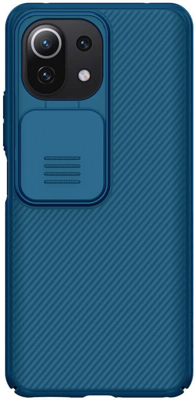 Nillkin CamShield Xiaomi Mi 11 Lite 4G/5G (NE) Hoesje met Slider Blauw afbeelding 1