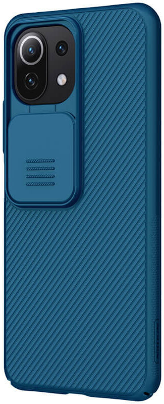 Nillkin CamShield Xiaomi Mi 11 Lite 4G/5G (NE) Hoesje met Slider Blauw afbeelding 15