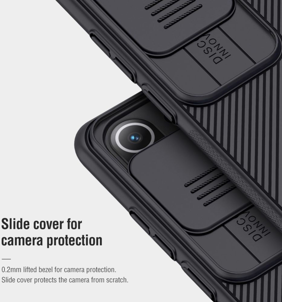 Nillkin CamShield Xiaomi Mi 11 Lite 4G/5G (NE) Hoesje met Slider Blauw afbeelding 6