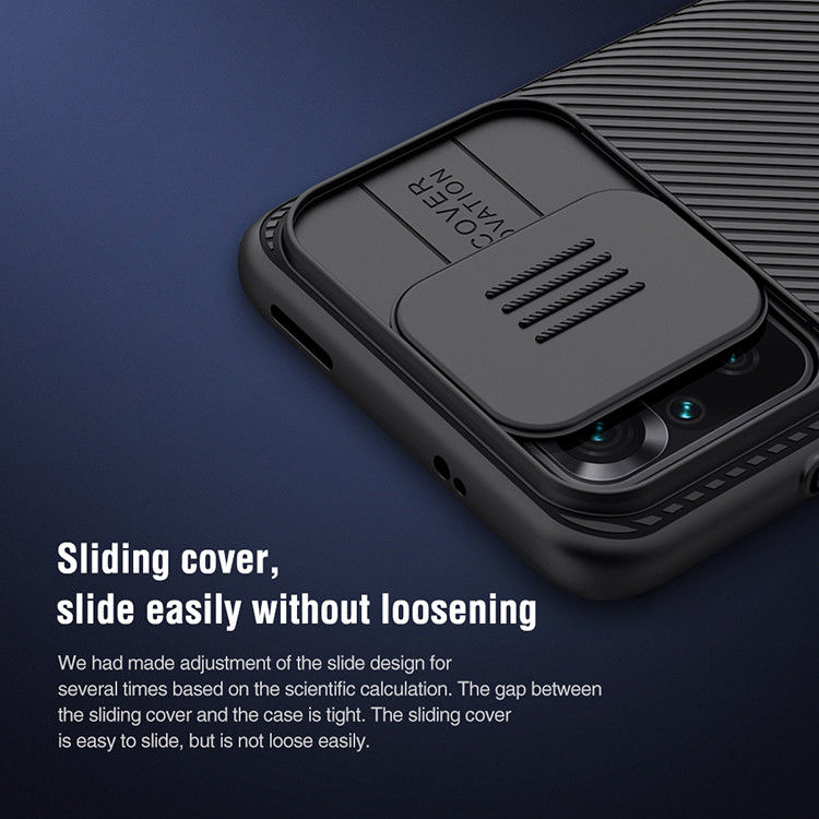Nillkin CamShield Xiaomi Redmi Note 10/10S Hoesje Camera Slider Zwart afbeelding 5