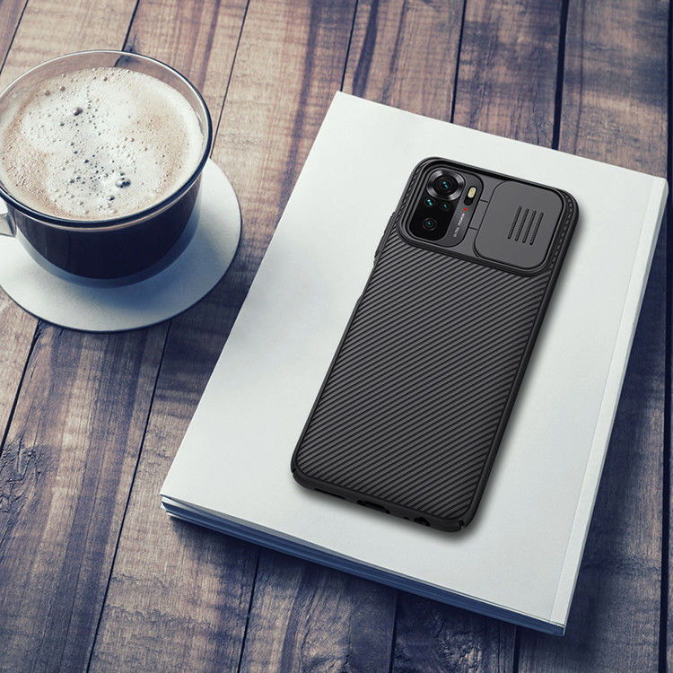 Nillkin CamShield Xiaomi Redmi Note 10/10S Hoesje Camera Slider Zwart afbeelding 4