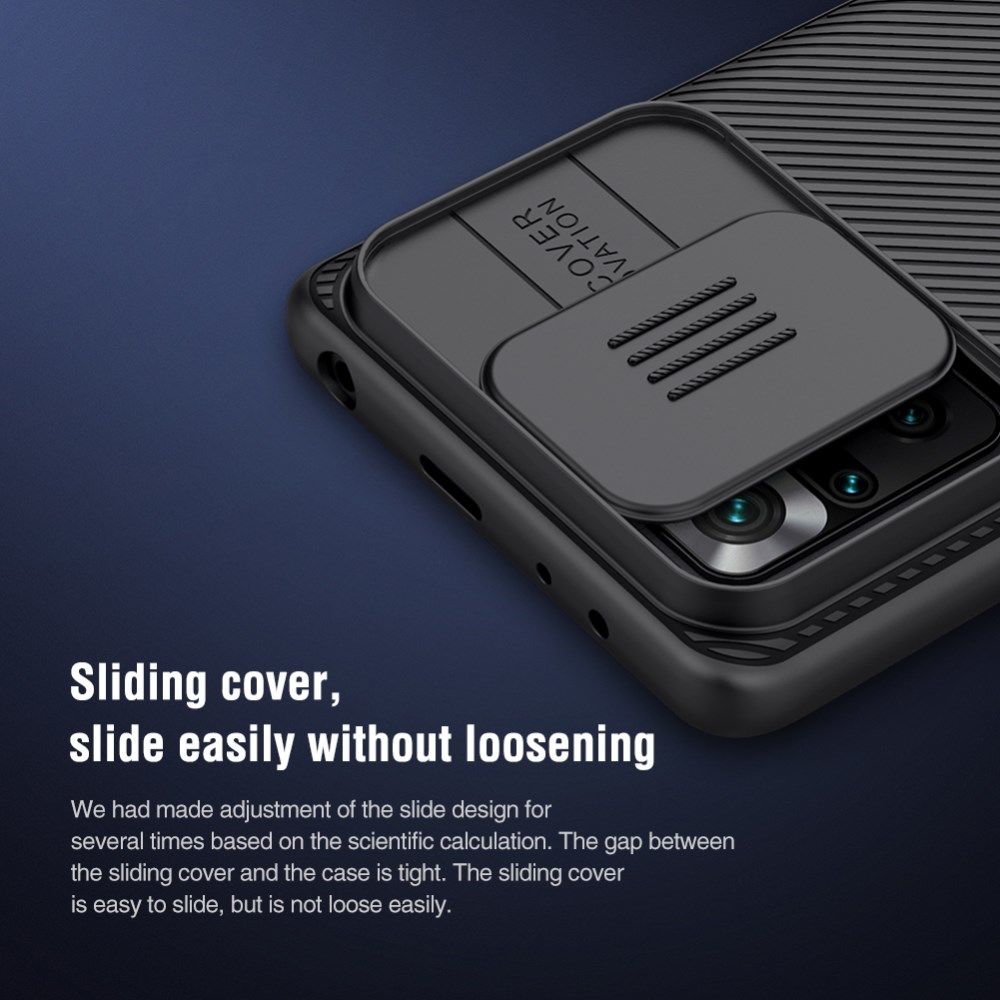 Nillkin CamShield Xiaomi Redmi Note 10 Pro Hoesje Camera Slider Blauw afbeelding 9