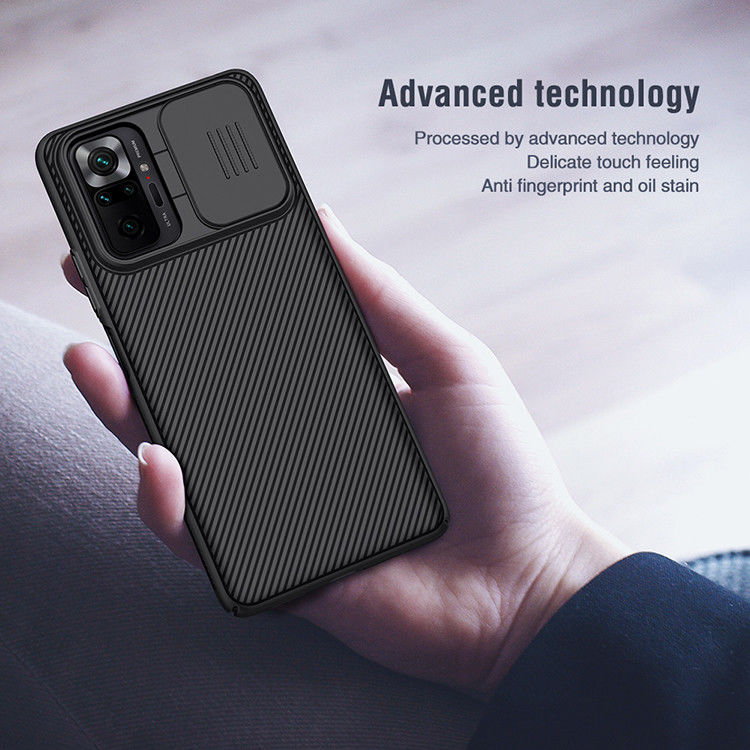 Nillkin CamShield Xiaomi Redmi Note 10 Pro Hoesje Camera Slider Blauw afbeelding 10