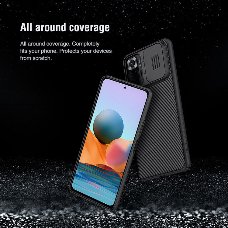 Nillkin CamShield Xiaomi Redmi Note 10 Pro Hoesje Camera Slider Blauw afbeelding 13