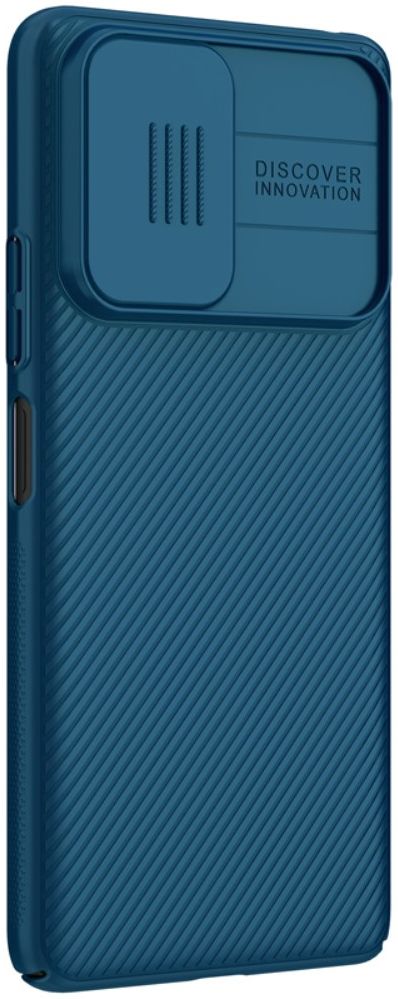 Nillkin CamShield Xiaomi Redmi Note 10 Pro Hoesje Camera Slider Blauw afbeelding 2