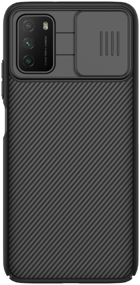 Nillkin CamShield Xiaomi Poco M3 Hoesje met Camera Slider Zwart afbeelding 2