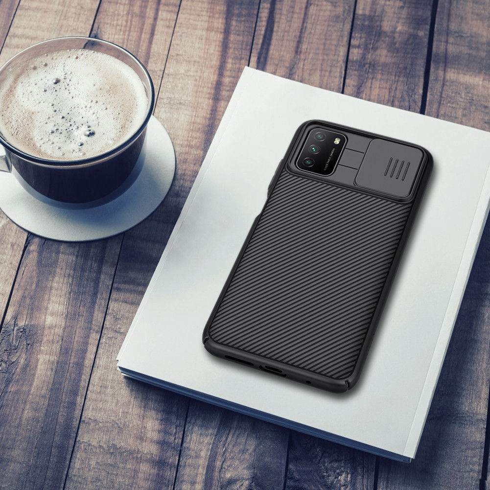 Nillkin CamShield Xiaomi Poco M3 Hoesje met Camera Slider Zwart afbeelding 4