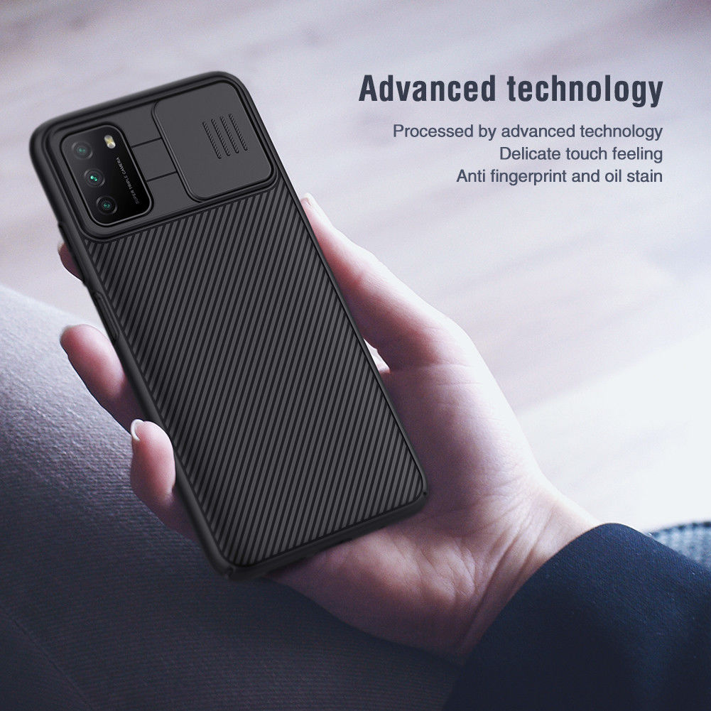 Nillkin CamShield Xiaomi Poco M3 Hoesje met Camera Slider Zwart afbeelding 7