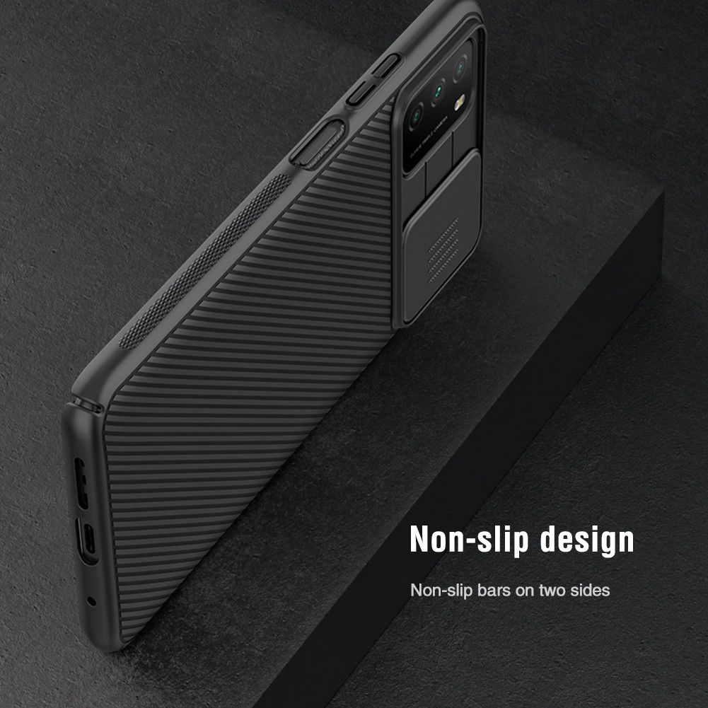 Nillkin CamShield Xiaomi Poco M3 Hoesje met Camera Slider Zwart afbeelding 9
