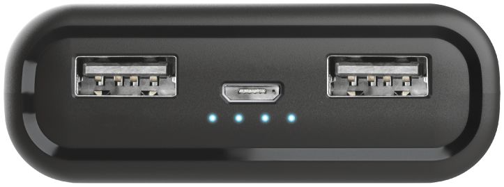 Trust Pacto Pocket-Size Powerbank met Fast Charge 20.000 mAh Zwart afbeelding 2