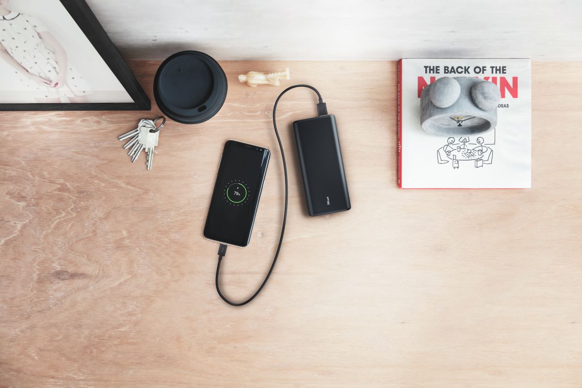 Trust Pacto Pocket-Size Powerbank met Fast Charge 20.000 mAh Zwart afbeelding 8
